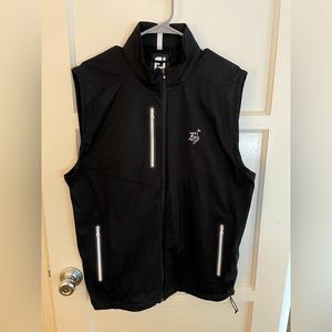 FootJoy Full-Zip Rain Vest - Black (L)